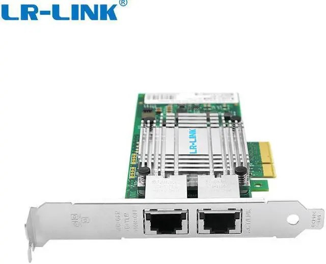 Alt view image 2 of 6 - LR-LINK Intel X550 PCIe X4 10Gbps Dual Port Server Adapter 2 x RJ45, Compatible with Intel X550-T2