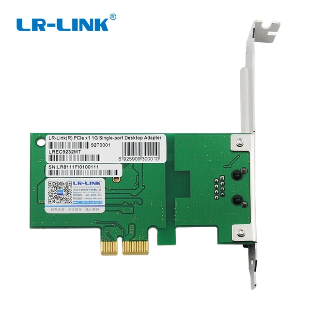 Alt view image 4 of 6 - PCIE RTL8111H x1 10/100/1000Mbps Network Card