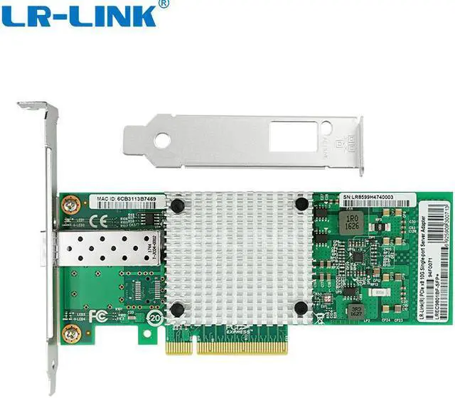 Alt view image 5 of 6 - 10Gb Network Card with Intel 82599EN Chip,Single SFP+ Port PCI X8 Express Ethernet Adapter Support Windows Server/Linux/VMware, Compare to Intel X520-DA1
