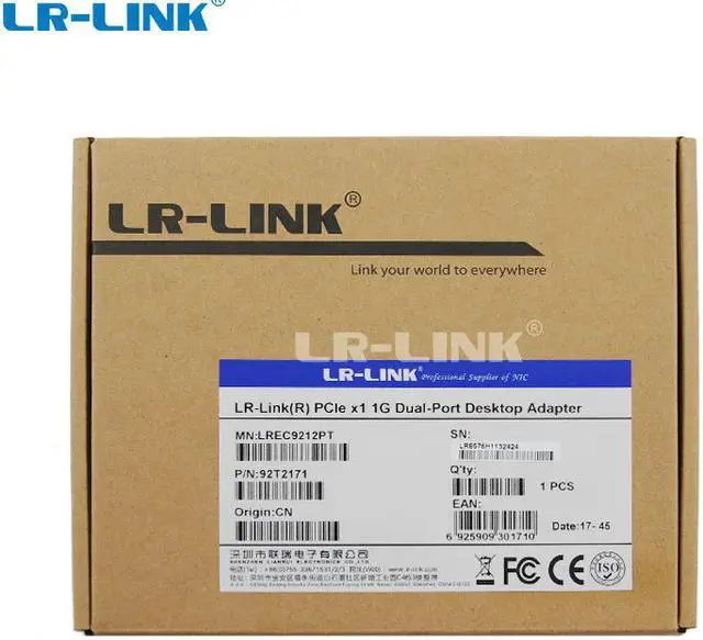 Alt view image 7 of 7 - PCI Express x1 Dual Port Copper Gigabit Ethernet Server Adapter (Intel 82576 Based)