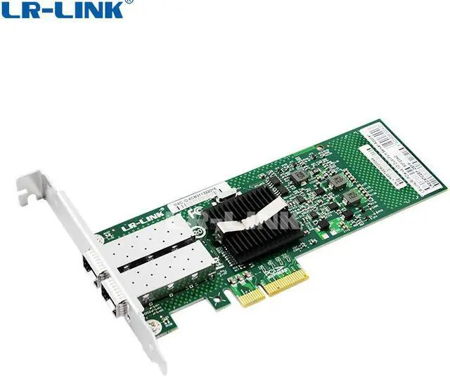 Alt view image 2 of 7 - PCI Express x4 Dual Port SFP Gigabit Server Adapter (Intel 82576 Based)
