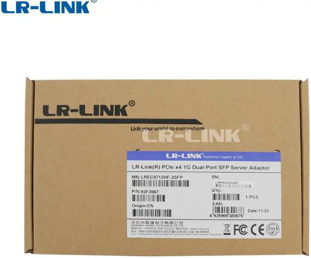 Alt view image 7 of 7 - PCI Express x4 Dual Port SFP Gigabit Server Adapter (Intel I350 Based)