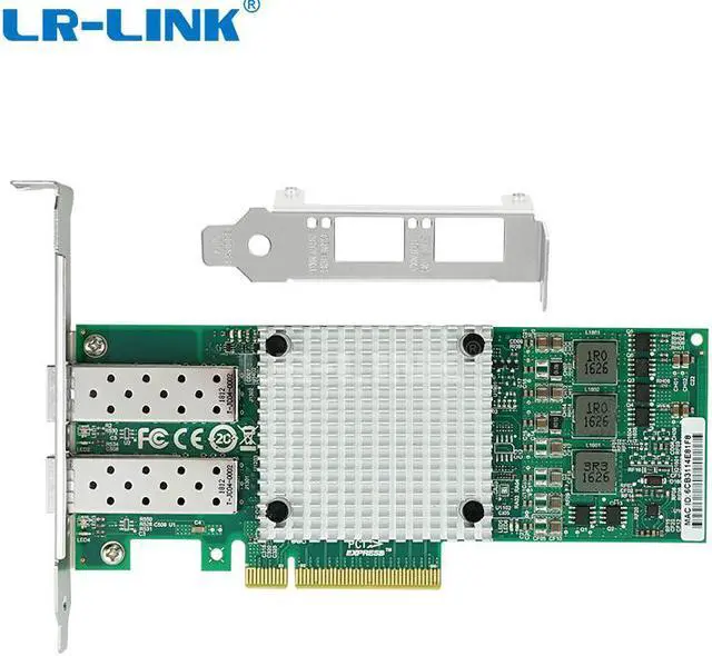 Alt view image 2 of 7 - 10Gb Network Card with Broadcom BCM57810S Chip,Dual-SFP+ Ports PCI Express Ethernet Adapter Support Windows Server/Linux/VMware