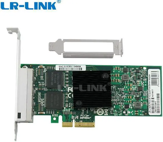 Main image of PCI Express x4 Quad Port Copper Gigabit Server Adapter (Intel I350AM4 Based)