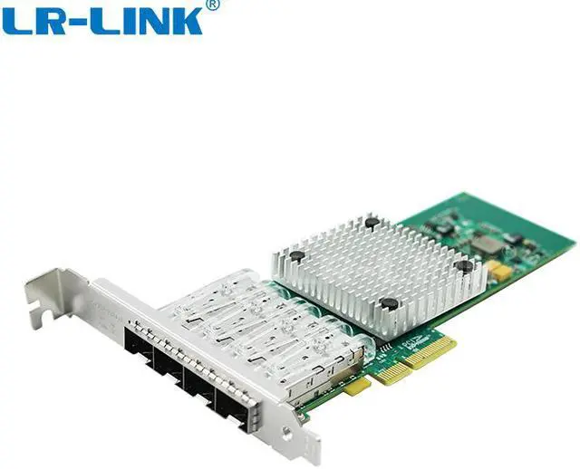 Alt view image 3 of 6 - PCI Express x4 Qaud Port Gigabit SFP Ethernet Server Adapter (Intel I350 Based)