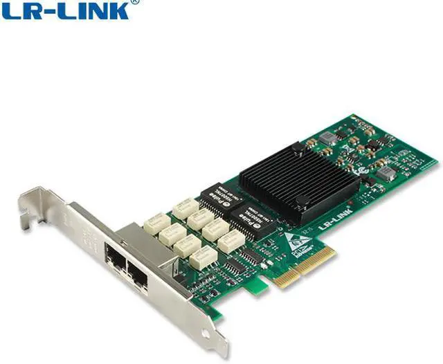 Alt view image 2 of 5 - PCI Express Dual Port Copper Gigabit Ethernet Bypass Server Adapter(Intel I350AM2 based)