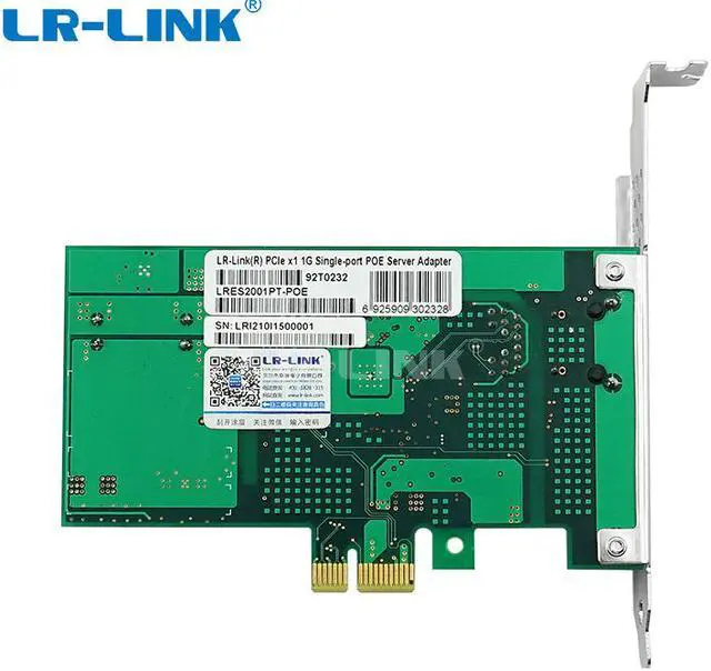 Alt view image 5 of 6 - PCI Express x1 Single Port 802.3at PoE+ Gigabit Vision Frame Grabber Card