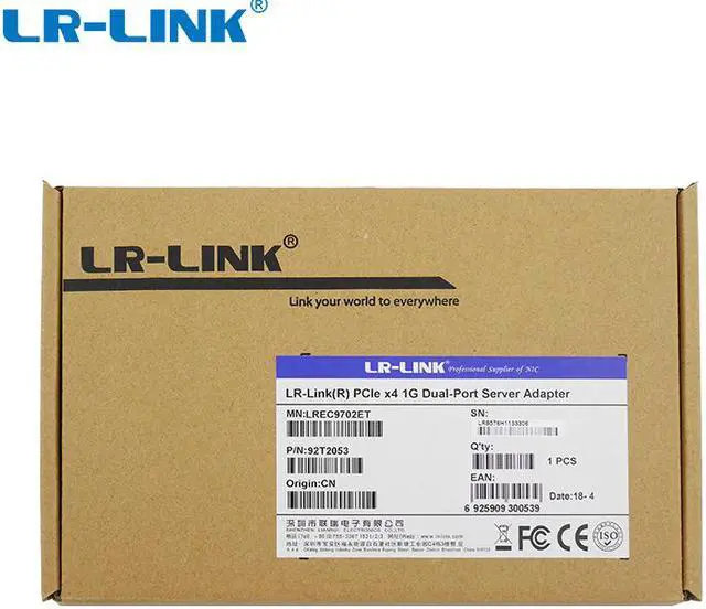 Alt view image 6 of 6 - PCI Express x4 Dual Port Copper Gigabit Ethernet Server Adapter (Intel 82576 Based)