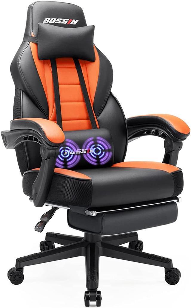 Bossin Video Game Chairs with footrest Gamer Chair for Adults Big