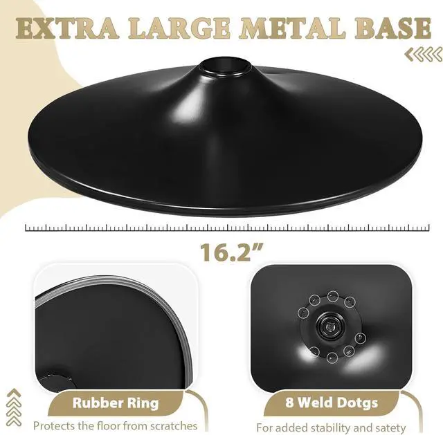 Alt view image 6 of 7 - BOSSIN Adjustable Swivel Bar Stools Set of 2,Counter Heigh Bar Stools with Back,350 LBS PU Leather Bar Stool for Kitchen Island,Upholstered Pub Stools with Footrest,Armless Dining Chairs for Bar White