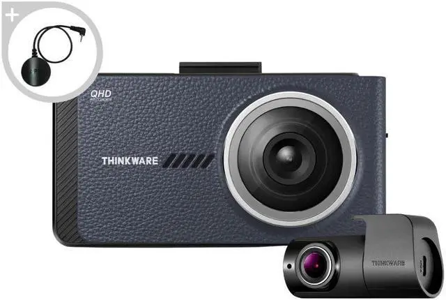 Main image of Thinkware X800 2.7" LCD Touchscreen 2K QHD Dual Front and Rear Car Dash Camera 32GB Night Vision Sony Sensor G-Sensor (Front & Rear Cam, 32GB, 12V Power & Hardwire, GPS Incl)