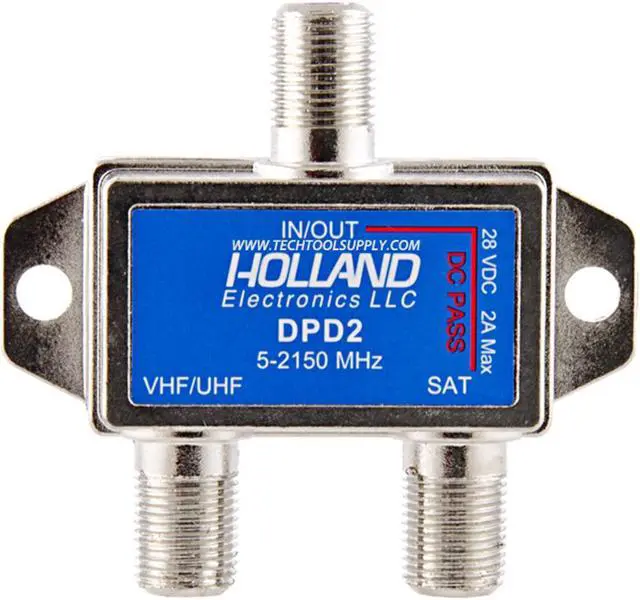 Main image of HOLLAND DIPLEXER COMBINER / 5-2150MHZ DPD2 28V 2A MAX / SATELLITE / FTA / NEW!