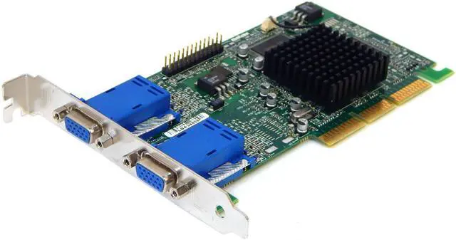 Alt view image 2 of 2 - MATROX G45+MDHA16DLXB G450 DUAL VGA AGP VIDEO CARD, 971-0301 REV A