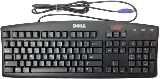 Alt view image 2 of 2 - 4N454 Dell keyboard 104 key quiet touch black