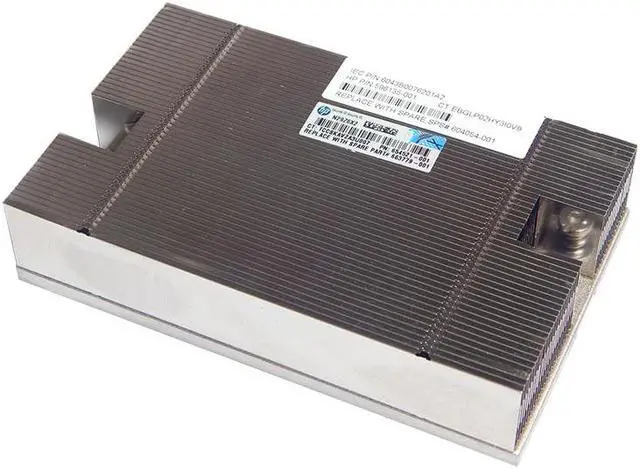 Alt view image 4 of 4 - HPE 604054-001 Heatsink Assembly