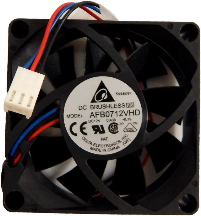 Main image of Delta 12v DC 0.40a 70x20mm 3-Wire Fan AFB0712VHD-4L19 104049 Gateway eMachines