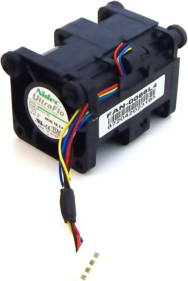 Main image of Supermicro 815-5 12VDC 0.80A 4912G Fan Assembly FAN-0086L4 R40W12BS5AC-65 T07A3