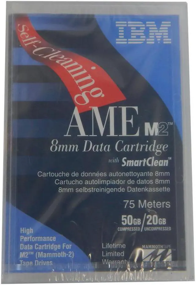 Alt view image 3 of 3 - IBM SmartClean Mammoth-2 Tape cartridge