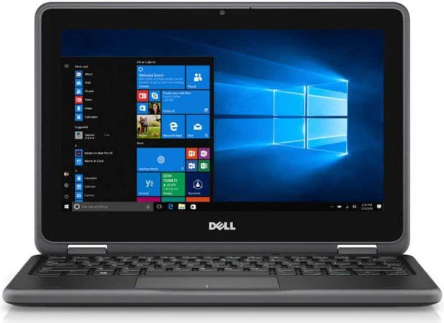 Main image of DELL Latitude 3189 (1.1 GHz) 4 GB Memory 128 GB SSD Intel 11.6" Touchscreen 1366 x 768 Convertible 2-in-1 Laptop Windows 10 Pro Grade C