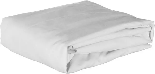 Alt view image 2 of 3 - Master Massage Dignity & Luxury Microfiber Table Cover Set 2 Piece Set White - Machine Washable