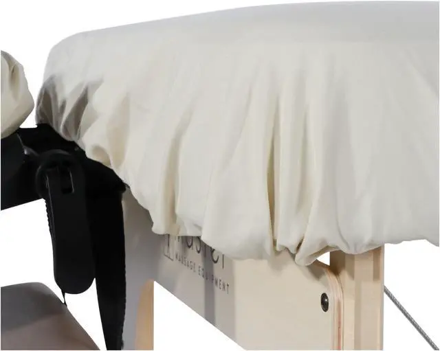 Alt view image 3 of 3 - Master Massage Dignity & Luxury Microfiber Table Cover Set 2 Piece Set Nature - Machine Washable