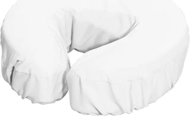 Alt view image 3 of 3 - Master Massage Dignity & Luxury Microfiber Table Cover Set 2 Piece Set White - Machine Washable