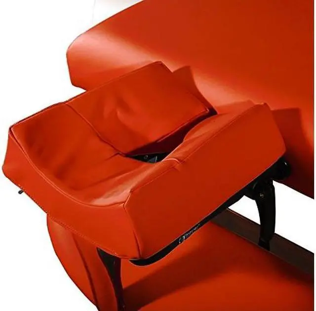 Alt view image 3 of 7 - Master Massage 31" Santana Therma Top Memory Foam Portable Massage Table Package, Mountain Red