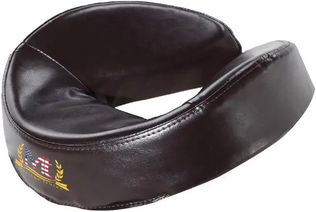 Main image of Mt Massage Universal Leaf Talk Face Cushion Pillow for Massage Table, Chocolate Color