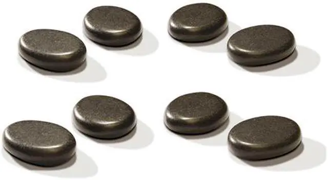 Main image of Master Massage Basalt Hot Stone Toe Set 8 Piece Pack (1.5 ” x 1” X0.3")