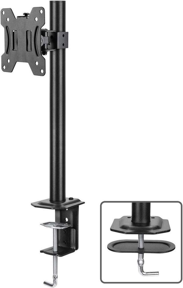 HUANUO Single Monitor Stand, Free Standing Monitor Desk Stand for 13 to 32  Computer, Height Adjustable Monitor Mount Full Motion Swivel VESA