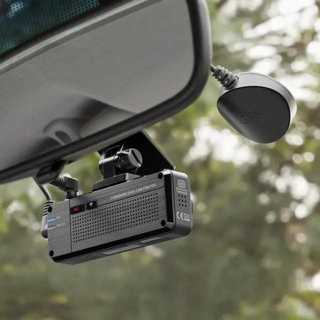 Alt view image 6 of 7 - THINKWARE F200 PRO Full HD 1080p Dash Cam, 16GB MicroSD Card Included, Built-in WiFi, TimeLapse, Energy Savings Parking Mode