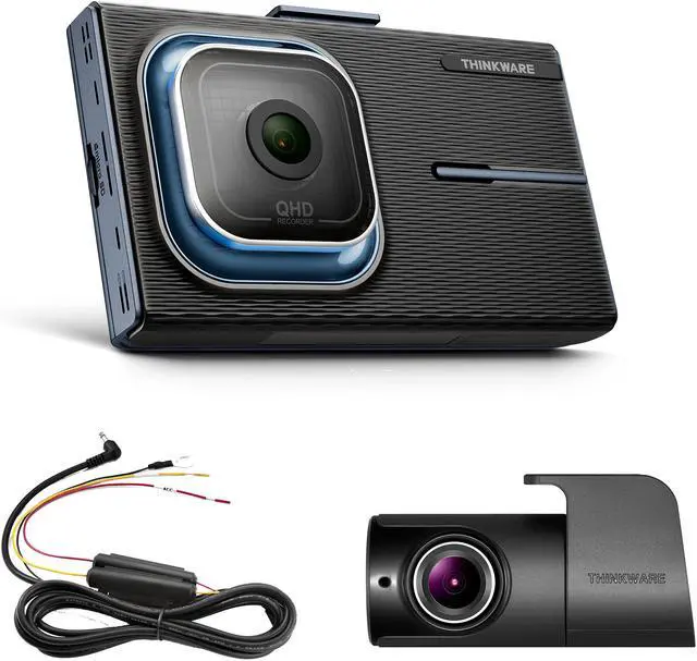Main image of Thinkware X1000 Dual Channel Dash Cam 2K QHD 2560 x 1440 Front and Rear Cam, 156° Wide Angle Dashboard Camera Recorder with G-Sensor, Sony Sensor, Parking Mode, 3.5” LCD Touchscreen, Night Vision