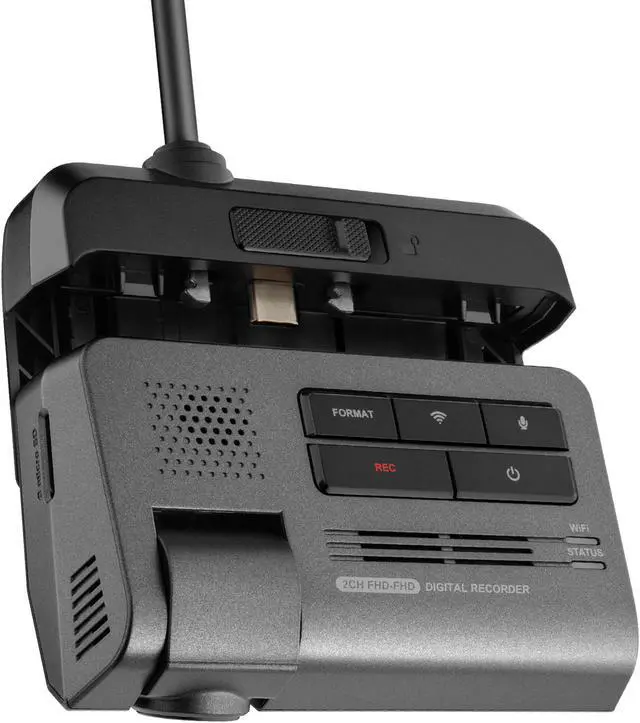 Alt view image 2 of 5 - Thinkware F790 Dual Channel Dash Cam with Full HD 1080p, Front and Rear Cam, Dual Band WiFi, Built-in GPS, Parking Mode, Night Vision, Thinkware Plugin Mount and Ambarella Quad-Core CPU