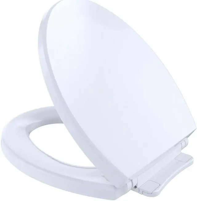 Main image of TOTO SS113#01 Toilet Seat With Cover, Polypropylene, Round, Cotton