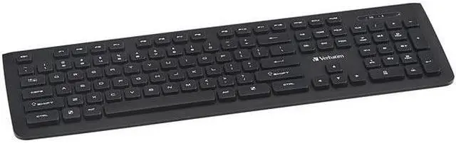 Alt view image 7 of 20 - Verbatim 99793 Black USB RF Wireless Slim Keyboard