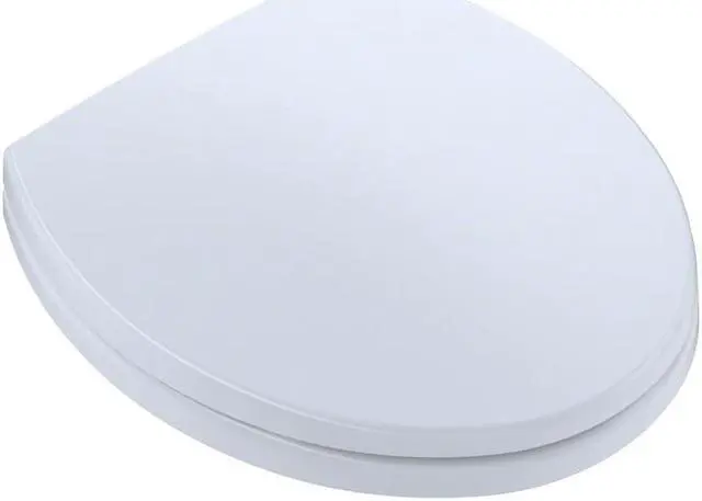 Alt view image 2 of 3 - TOTO SS113#01 Toilet Seat With Cover, Polypropylene, Round, Cotton