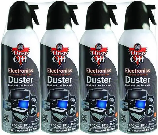 Alt view image 5 of 9 - Dust-Off DPSXL4A 10oz Electronics Dusters, 4 pk