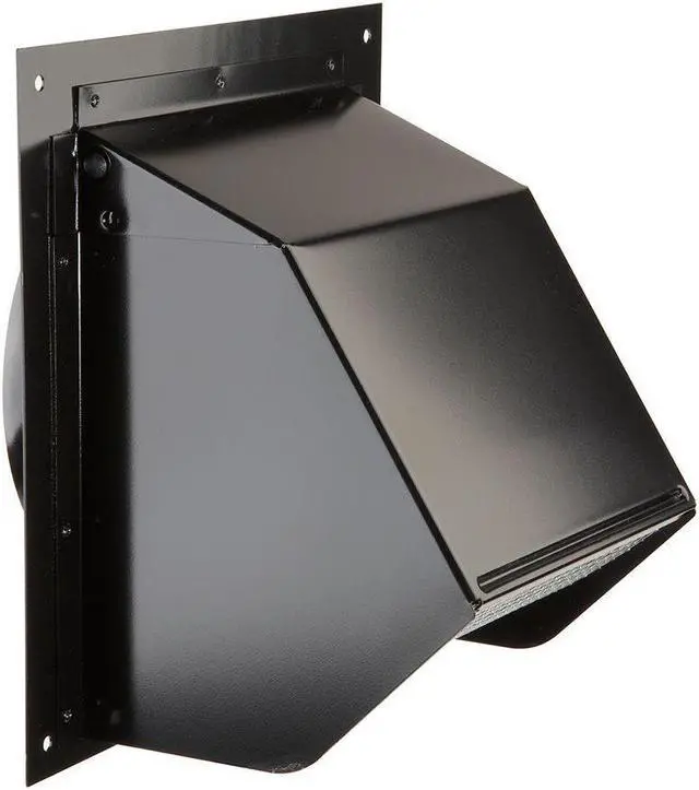 Alt view image 4 of 7 - Broan 843BL Wall Cap Black for 6" round duct