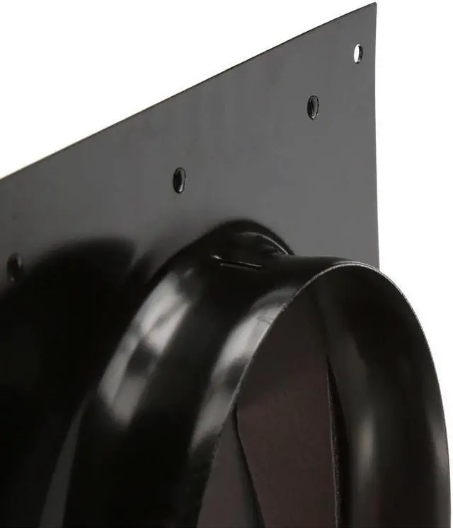 Alt view image 5 of 7 - Broan 843BL Wall Cap Black for 6" round duct