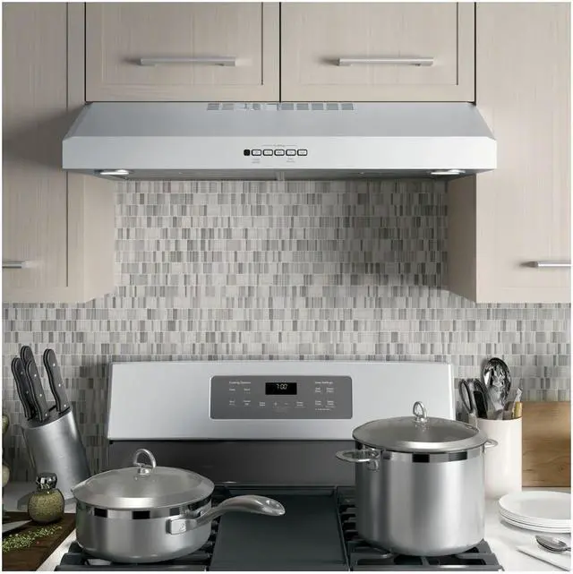 Alt view image 9 of 9 - G.E. JVX5300SJSS 30 Stainless Under Cabinet Range Hood
