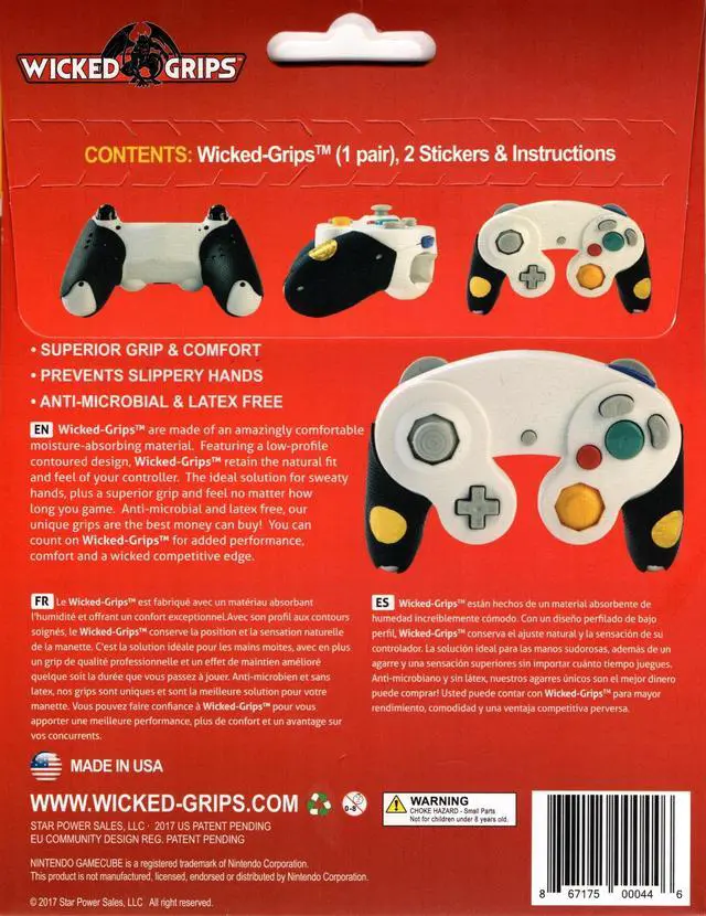 Alt view image 2 of 2 - Wicked-Grips  Gamecube Pro - 2 Pack