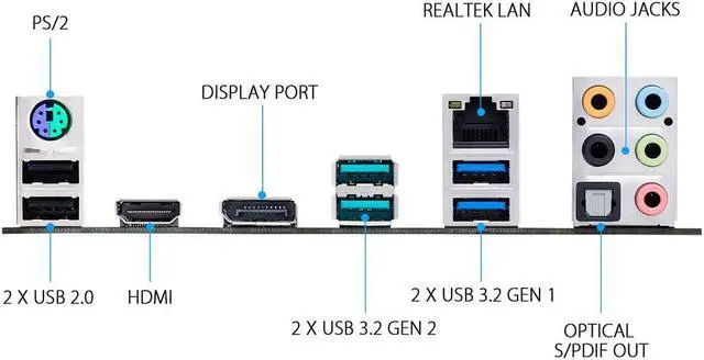 Alt view image 6 of 6 - ASUS PRIME Z490-P LGA 1200 (Intel 10th Gen) Intel Z490 SATA 6Gb/s ATX Intel Motherboard (Dual M.2, DDR4 4600, 1Gb Ethernet, USB 3.2 Gen 2 USB Type-A, Thunderbolt 3 Support, Aura Sync RGB)