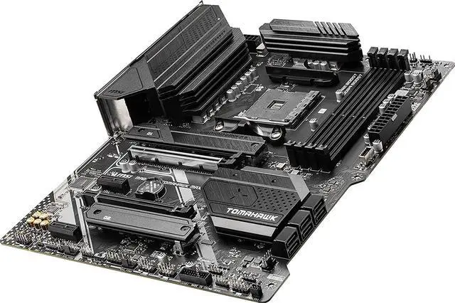 Alt view image 5 of 6 - MSI MAG B550 TOMAHAWK MAX WIFI, AMD B550 ATX AM4, 4 Dimm DDR4, PCIE 4.0, M.2 x 2, USB 3.2 Ports, JRGB JRAINBOW, WIFI 6