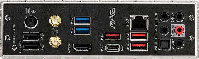 Alt view image 6 of 6 - MSI MAG X570S TOMAHAWK MAX WIFI AM4 AMD X570 SATA 6Gb/s USB 3.0 ATX AMD Motherboard