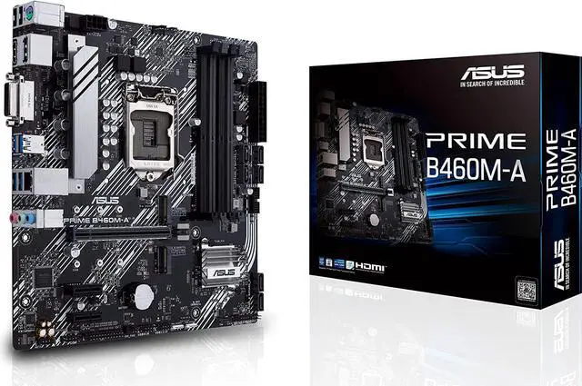 Main image of ASUS PRIME B460M-A LGA 1200 Micro ATX Intel Motherboard