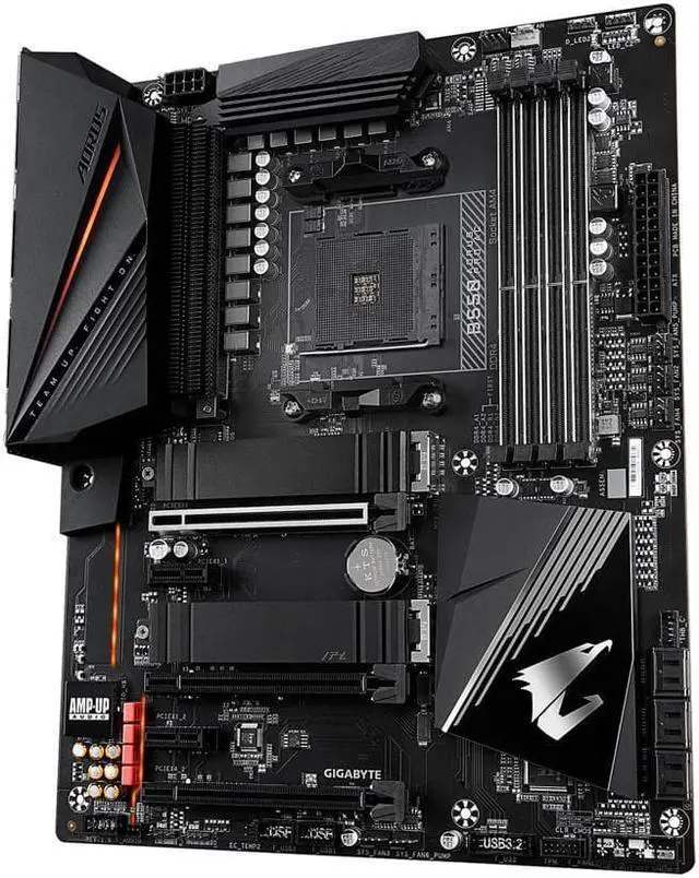 Alt view image 4 of 11 - GIGABYTE B550 AORUS PRO AC AM4 AMD B550 ATX Motherboard with Dual M.2, SATA 6Gb/s, USB 3.2 Gen 2, Intel 802.11ac, 2.5 GbE LAN, PCIe 4.0