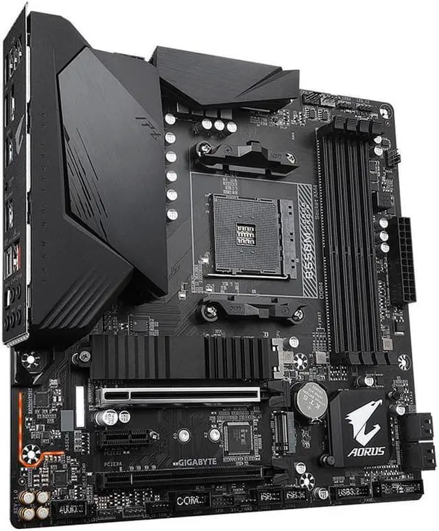 Alt view image 5 of 7 - GIGABYTE B550M AORUS PRO-P AM4 AMD B550 SATA 6Gb/s USB 3.0 Micro ATX AMD Motherboard