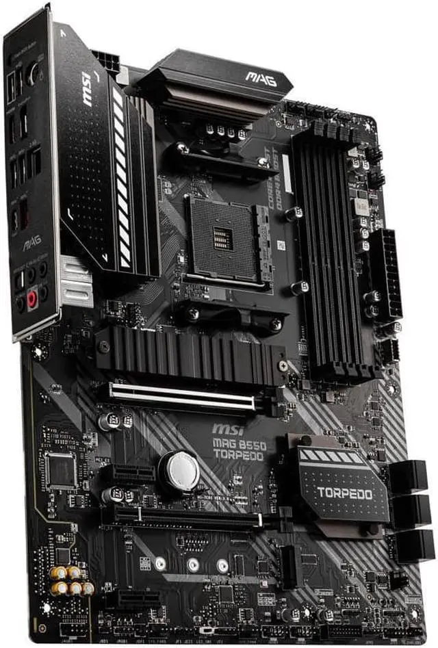 Alt view image 4 of 9 - MSI MAG B550 TORPEDO AM4 AMD B550 SATA 6Gb/s ATX AMD Motherboard