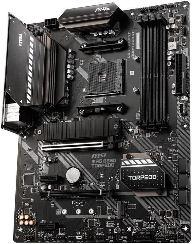 Alt view image 3 of 9 - MSI MAG B550 TORPEDO AM4 AMD B550 SATA 6Gb/s ATX AMD Motherboard