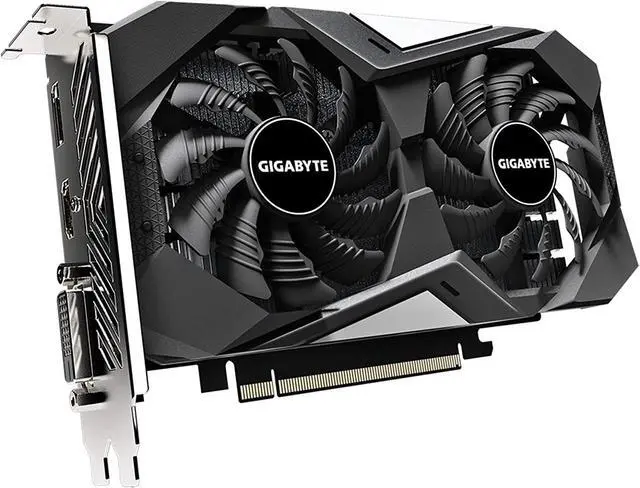 Alt view image 2 of 4 - GIGABYTE GeForce GTX 1650 4GB GDDR6 PCI Express 3.0 x16 ATX Video Card GV-N1656WF2OC-4GD (rev. 2.0)
